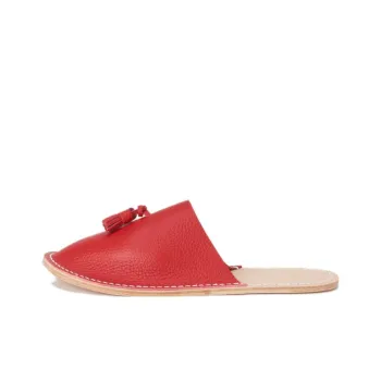 Hender Scheme Rubber Sole Wrap-toe Slippers Unisex Red
