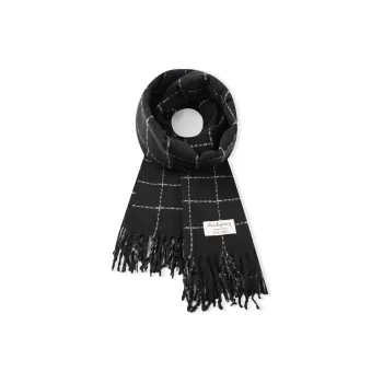 JW Faux Cashmere Knit Scarves Unisex