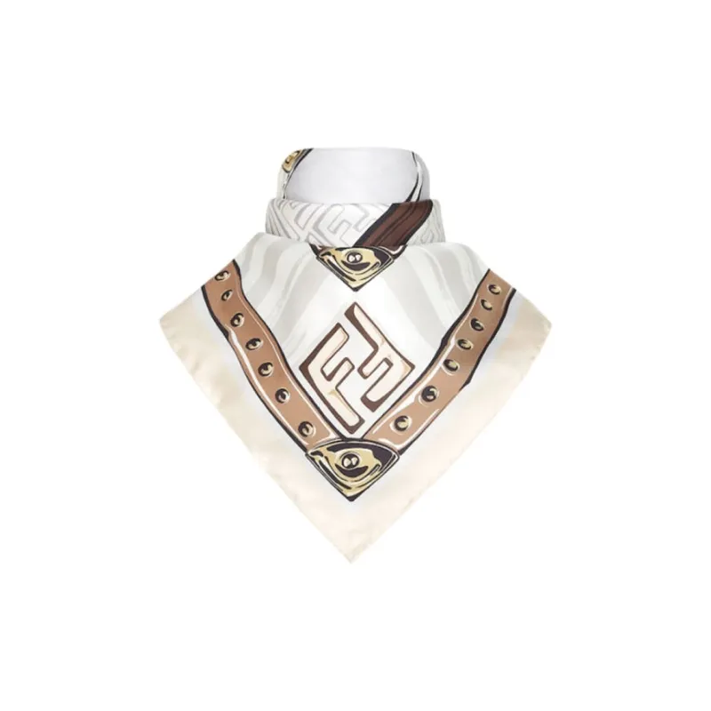 FENDI Silk Scarves Women's Multicolor-1