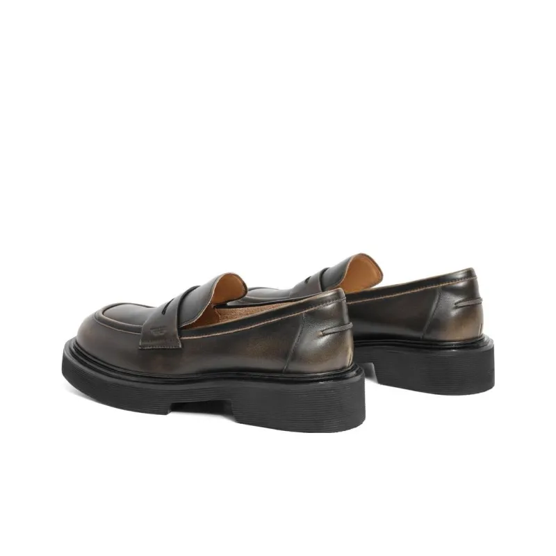 BELLE Loafers Women's Brown/Gray Brown/Gray-7