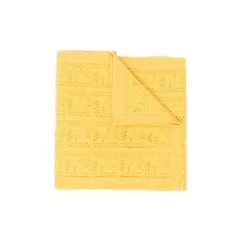 FENDI Knit Scarves Men's Yellow