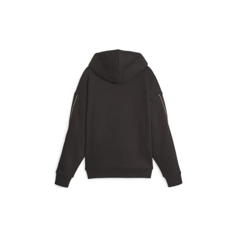 PUMA Essentials+ MINIMAL GOLD Hoodie Fleece Sweatshirt Women's Black-1