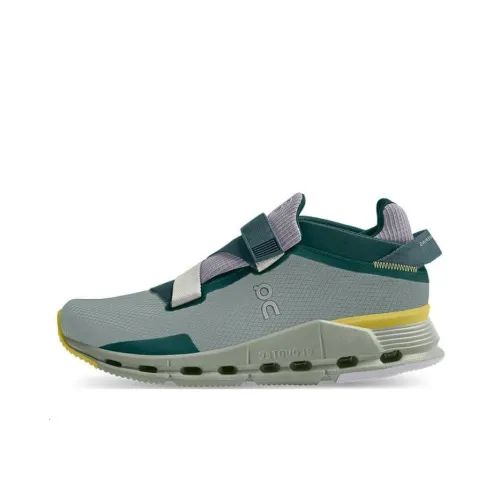 On Cloudnova Low Top Suicoke Shoes Women's Green