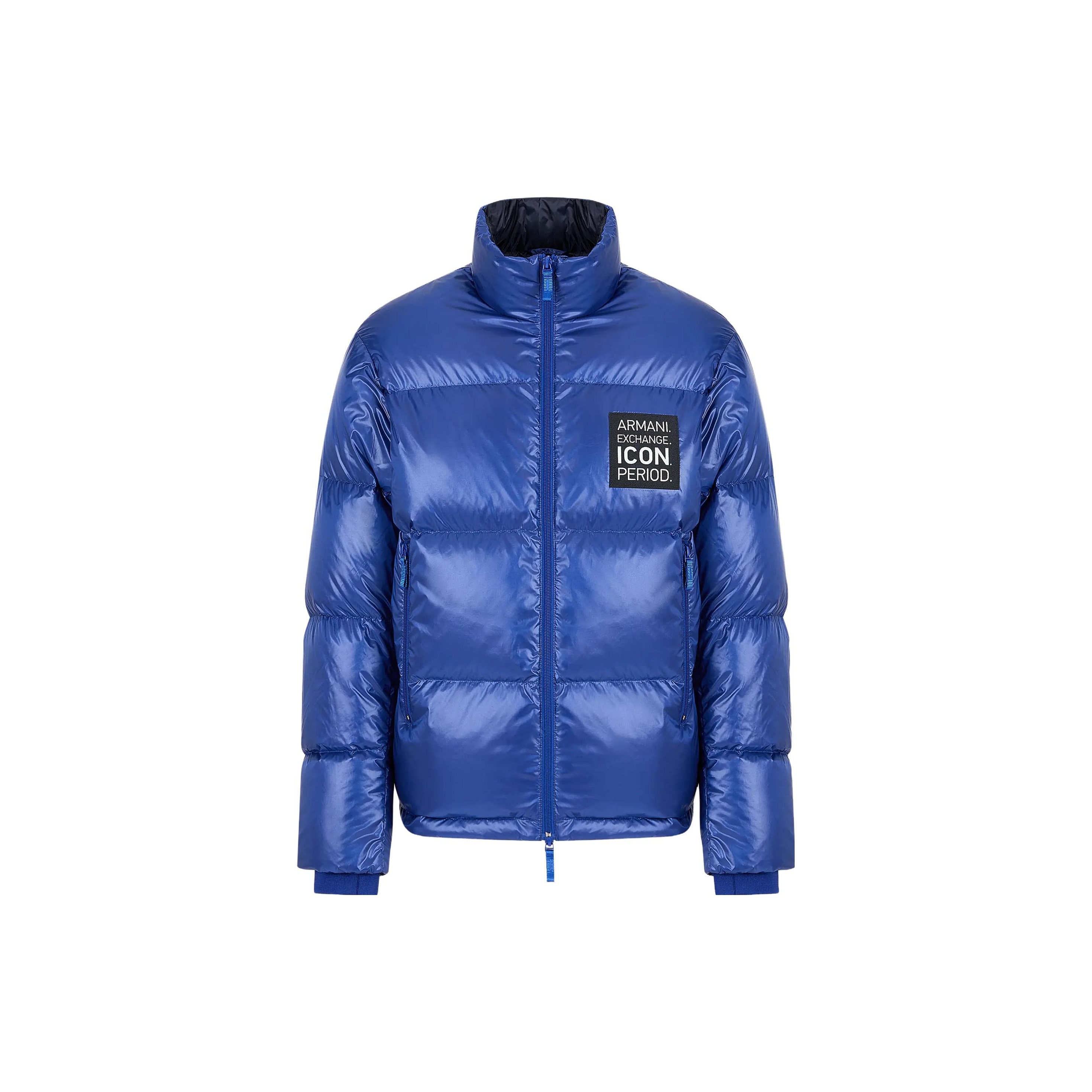 Armani exchange aop padded down jacket online