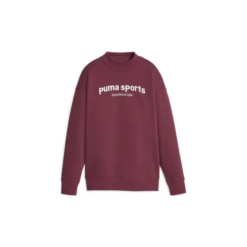 PUMA TEAM Crew Sweatshirts Women's Red