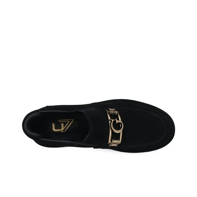 U7 Men's Casual Shoes Men High Top Black-2