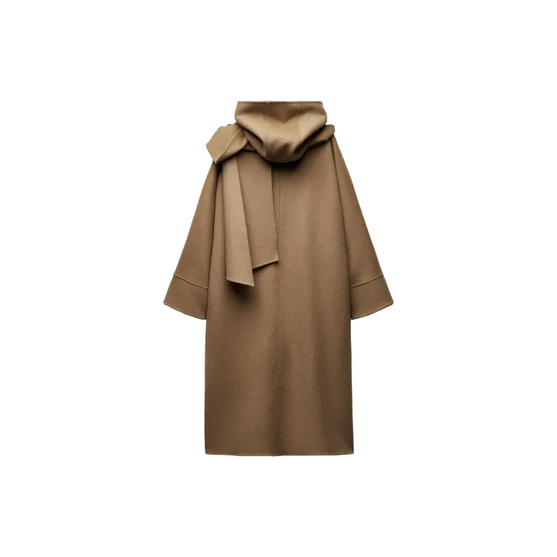 ZARA Coats Women's Beige-1