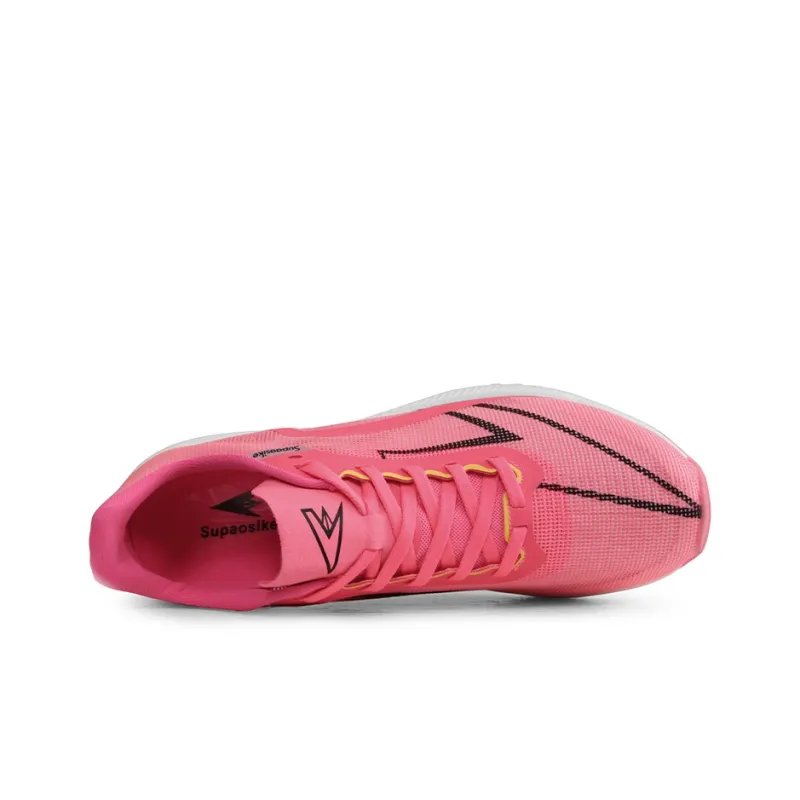 SUPAOSIKE Cushioned Slip Resistant Abrasion Resistant Low Top Training Running Shoes Unisex Pink-3