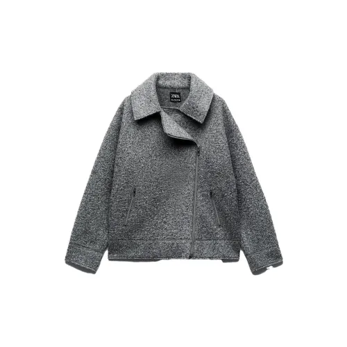 ZARA Jackets Women's Gray