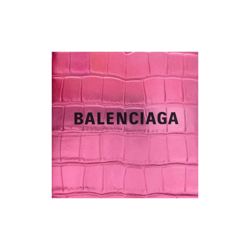 Balenciaga Logo Printed Mini Shopping Bag-6