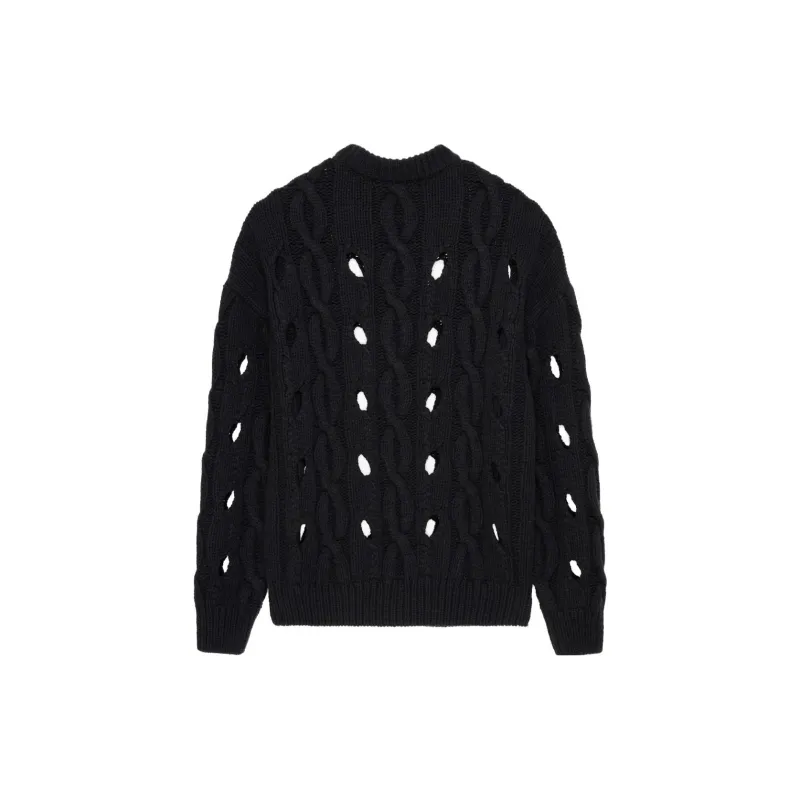 ZARA SRPLS Series Sweater Men's Black-1