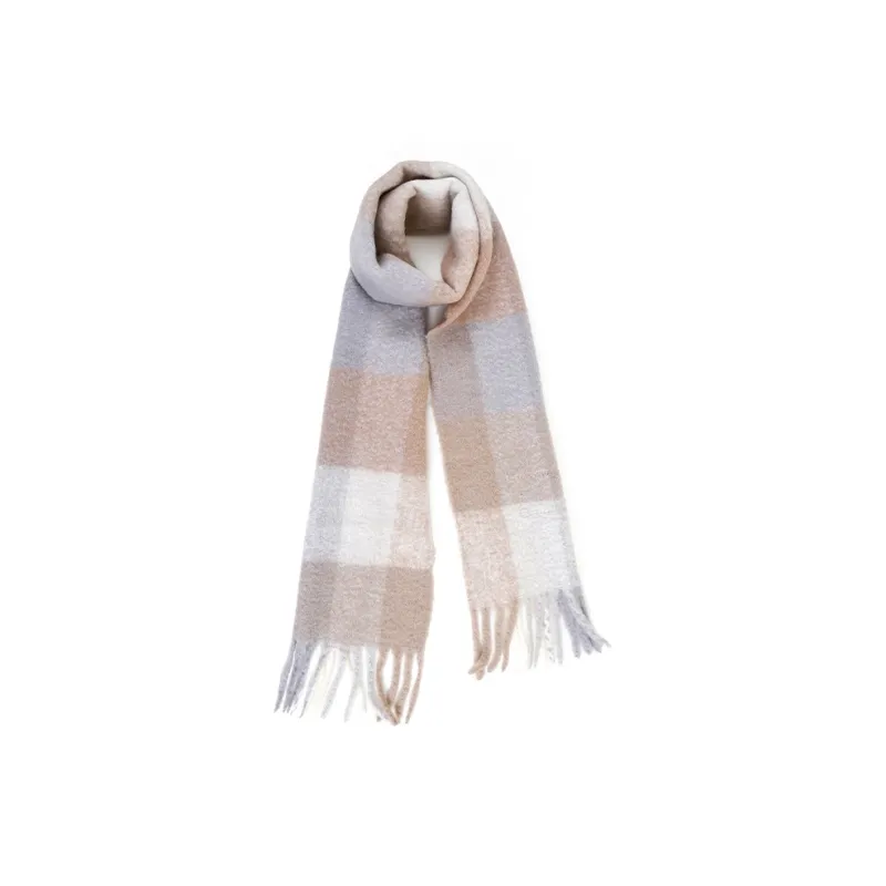 MOERCIAN 35% Sheep Wool 65% Acrylic Knit Scarves Women's-0
