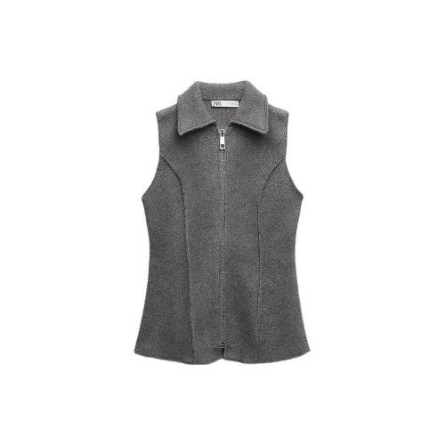 ZARA Tank Tops Women's Medium Gray