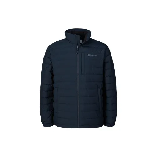 Columbia Down Jackets Men Navy Blue