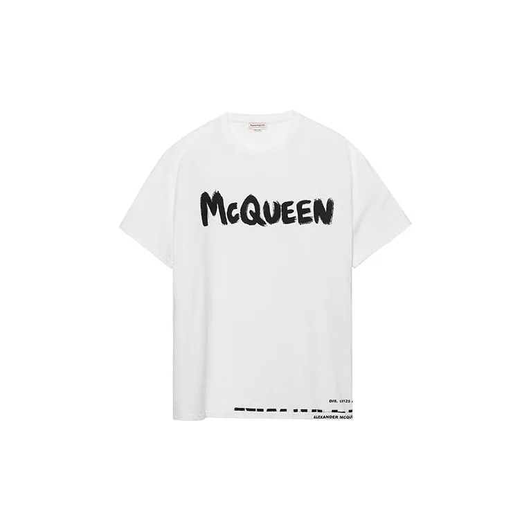 Alexander McQueen T-Shirts Men White XS - Cheap Rcj Jordan Outlet