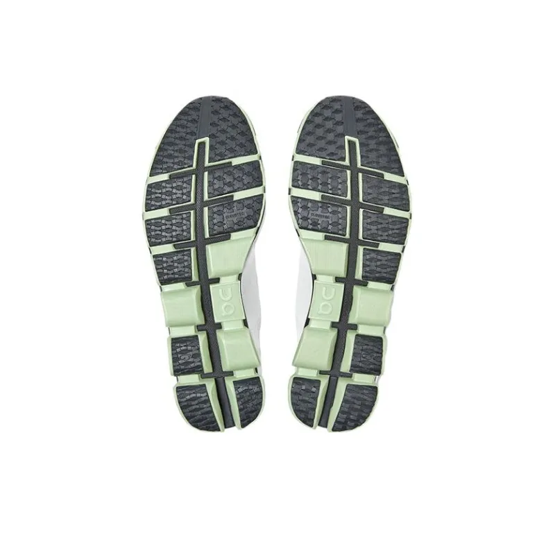 On Cloudflash Shock Absorbers Low Top Running Shoes Men's White Black-4