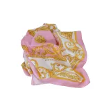 VERSACE Mulberry Silk Shawls Unisex