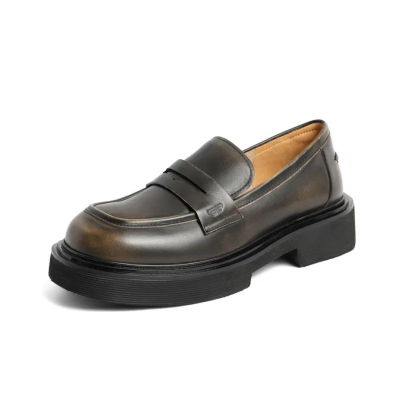 BELLE Loafers Women's Brown/Gray Brown/Gray-6
