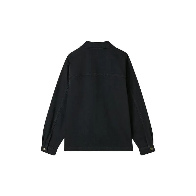 Skechers Elegant Diamond Collection Denim Jacket Unisex Carbon Black-1