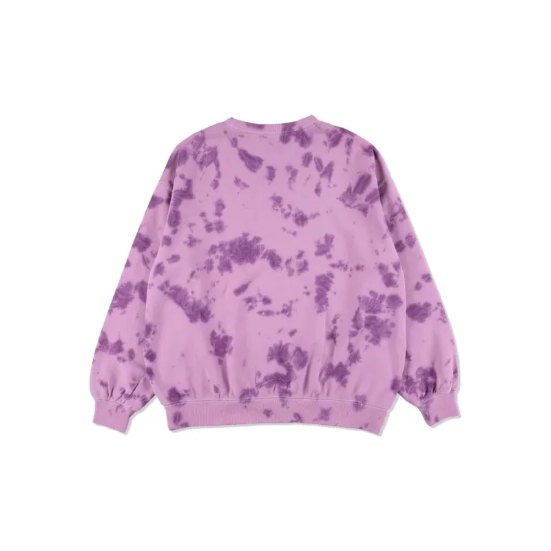 WIND AND SEA TIEDYE ISOLATED ISLAND CREW SWEAT Sweatshirt Unisex Purple-1