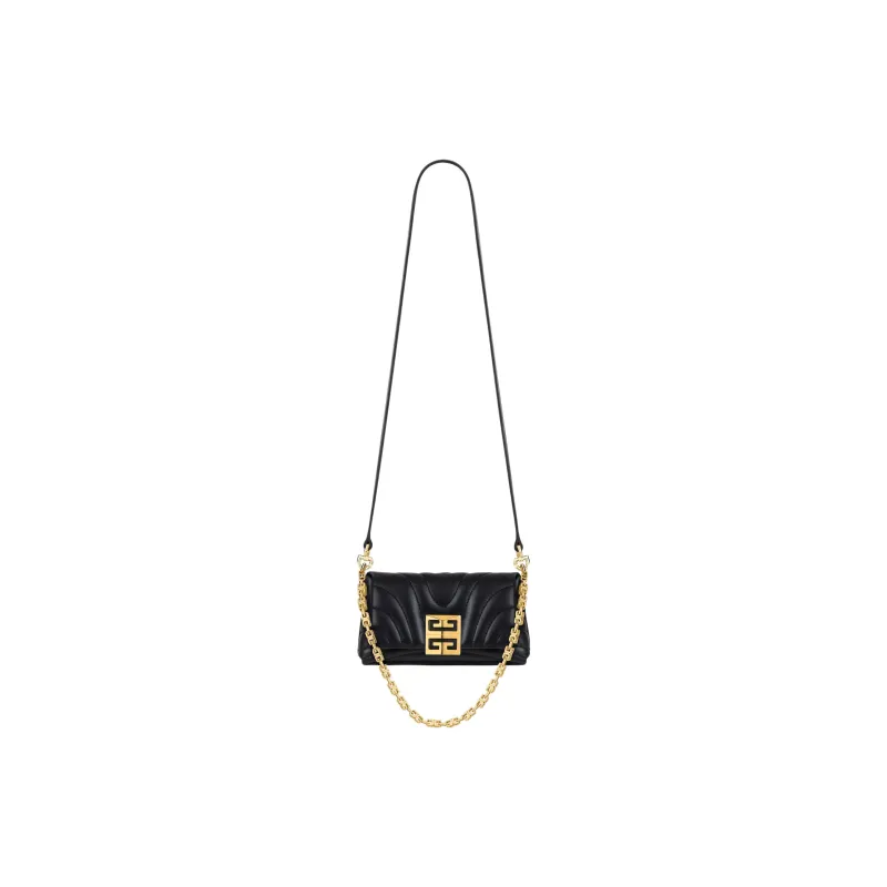 Givenchy 4G Cow Leather Handbag, Shoulder Bag Women's Black-1