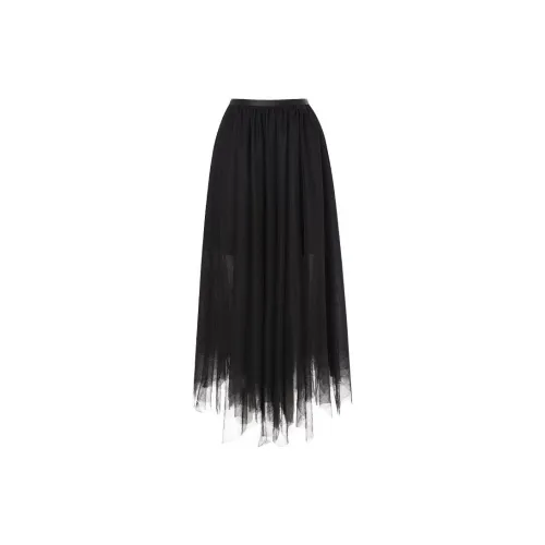 DISIMAN.LING Casual Long Skirts Women's Black