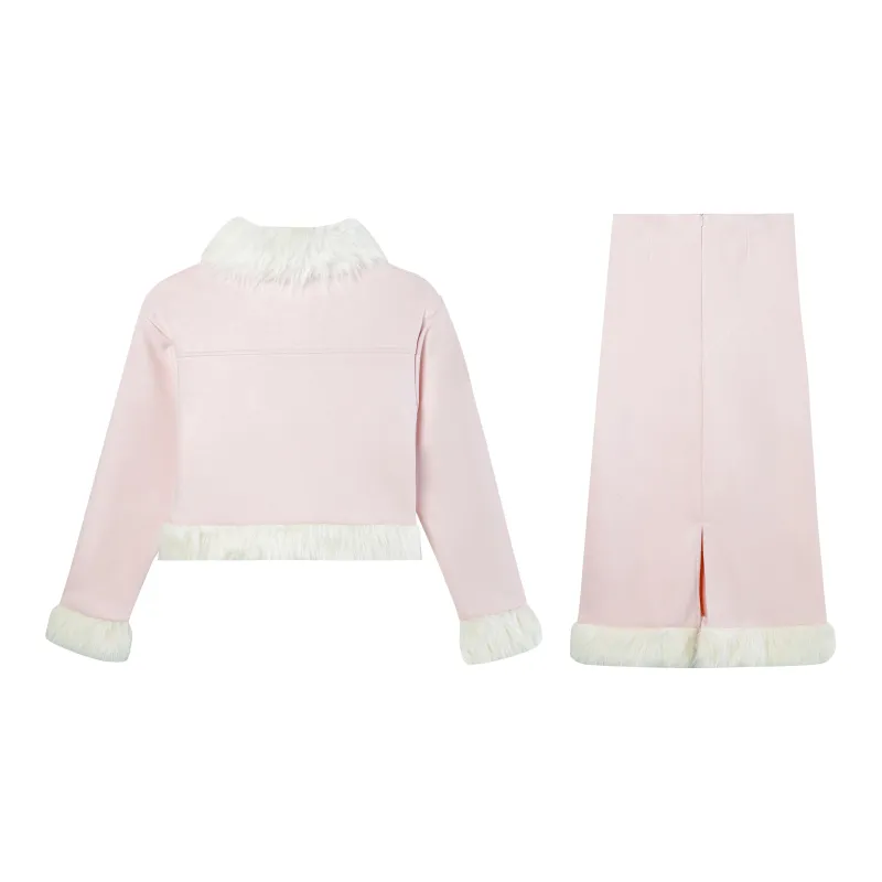 FLIM Two Piece Skirt Sets Women's-4