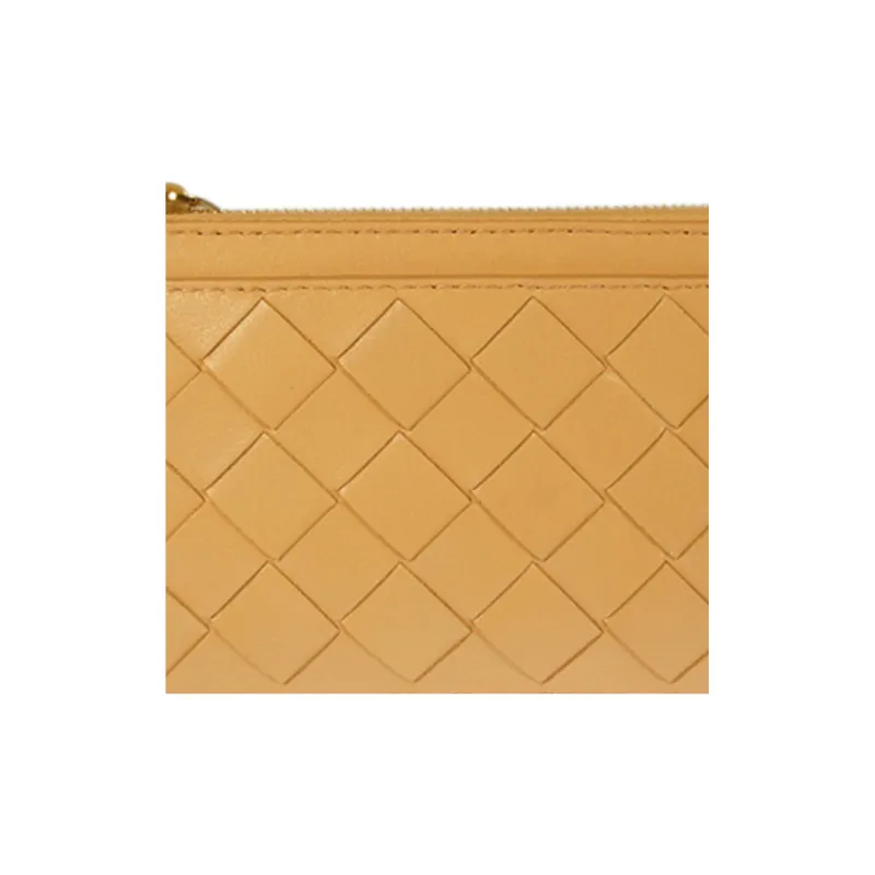 Bottega Veneta Leather Key Pouch Women's Brown-3