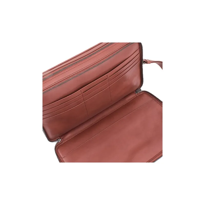 Bottega Veneta Calfskin Clutch Men's Light Pink-3