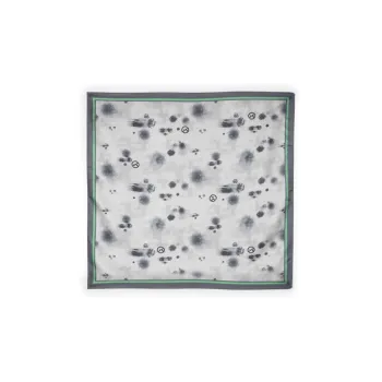 GIORGIO ARMANI Logo print Silk Foulard Scarf
