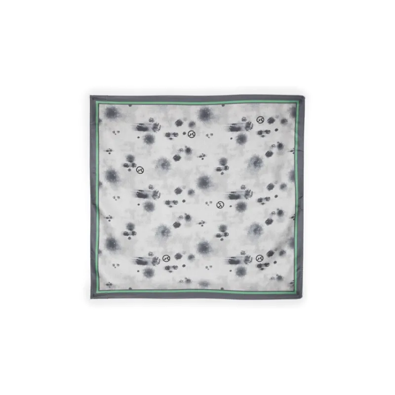 GIORGIO ARMANI Logo print Silk Foulard Scarf-0
