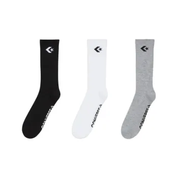 Converse 3 Pack Embroidered Crew Socks