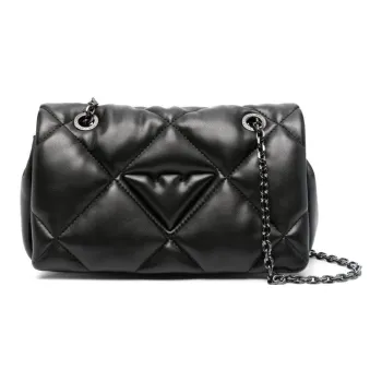 EMPORIO ARMANI Polyester Shoulder Bag Women's Black