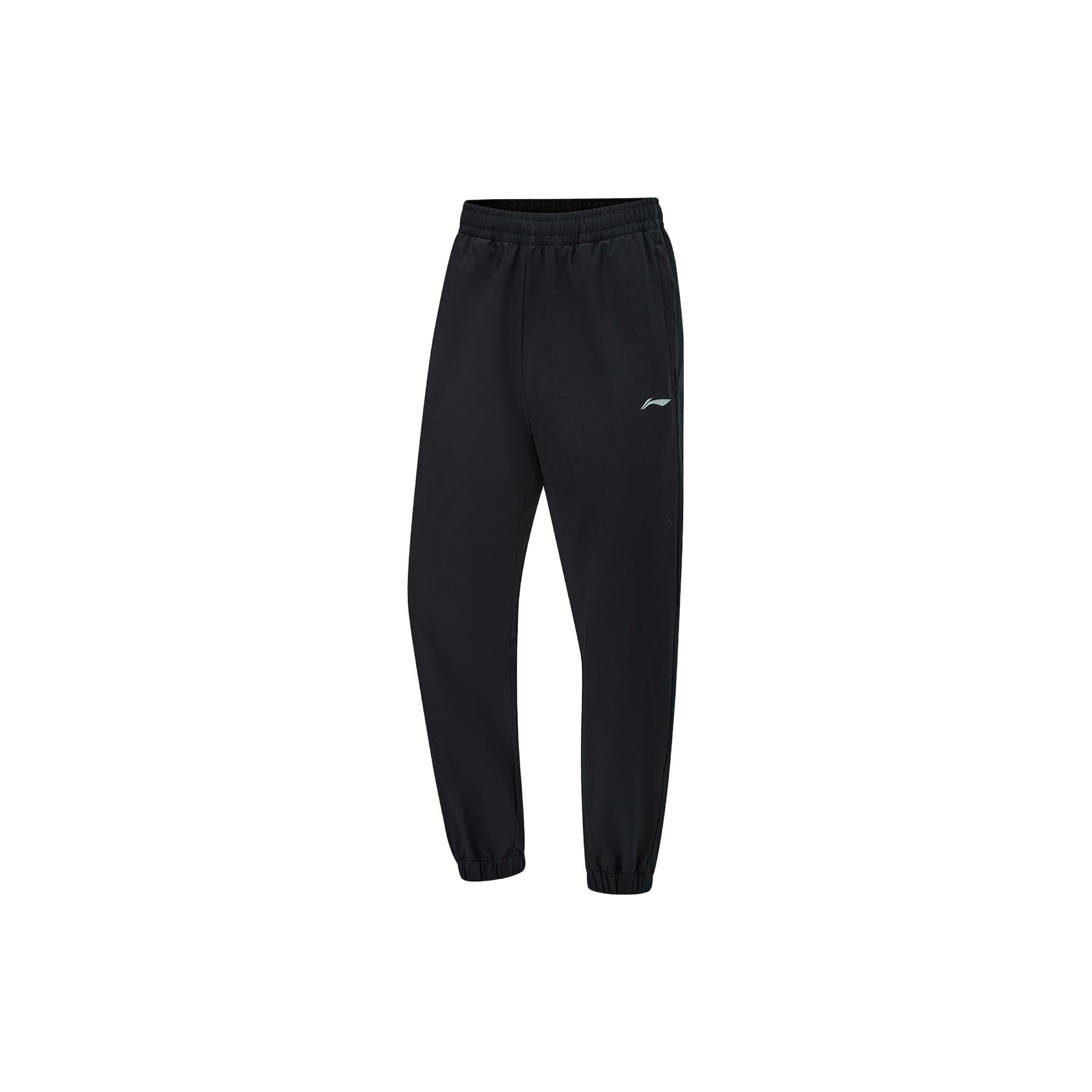 LINING Fitness Series Knitted Sweatpants Men Black - POIZON