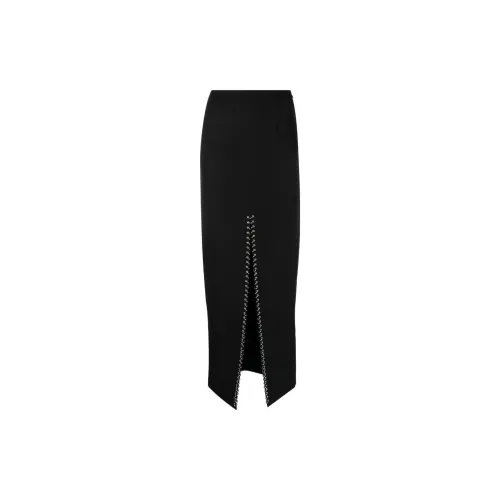 Patrizia Pepe High-waisted Piercing-appliqué Skirt