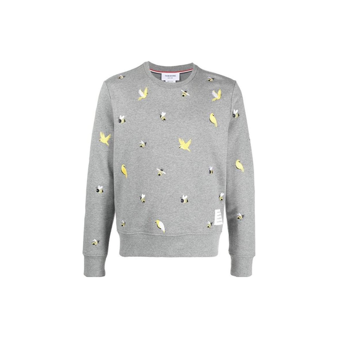 THOM BROWNE Embroidered Cotton Sweatshirt - POIZON