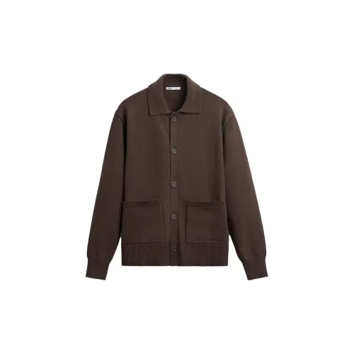 ZARA Jackets Men Brown