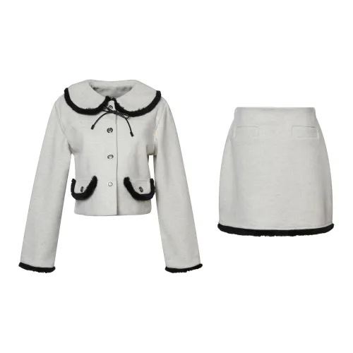 AURORA MUSE Skirt Set Women's Mixed Beige