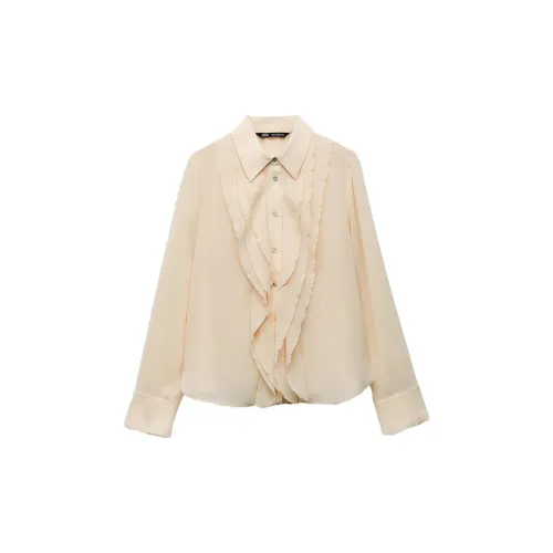 ZARA Shirts Women's Light Pink