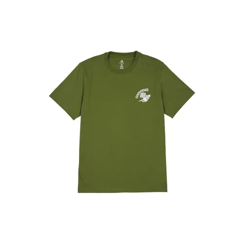 Converse CHUCK Tour T-Shirts Unisex Oil Green