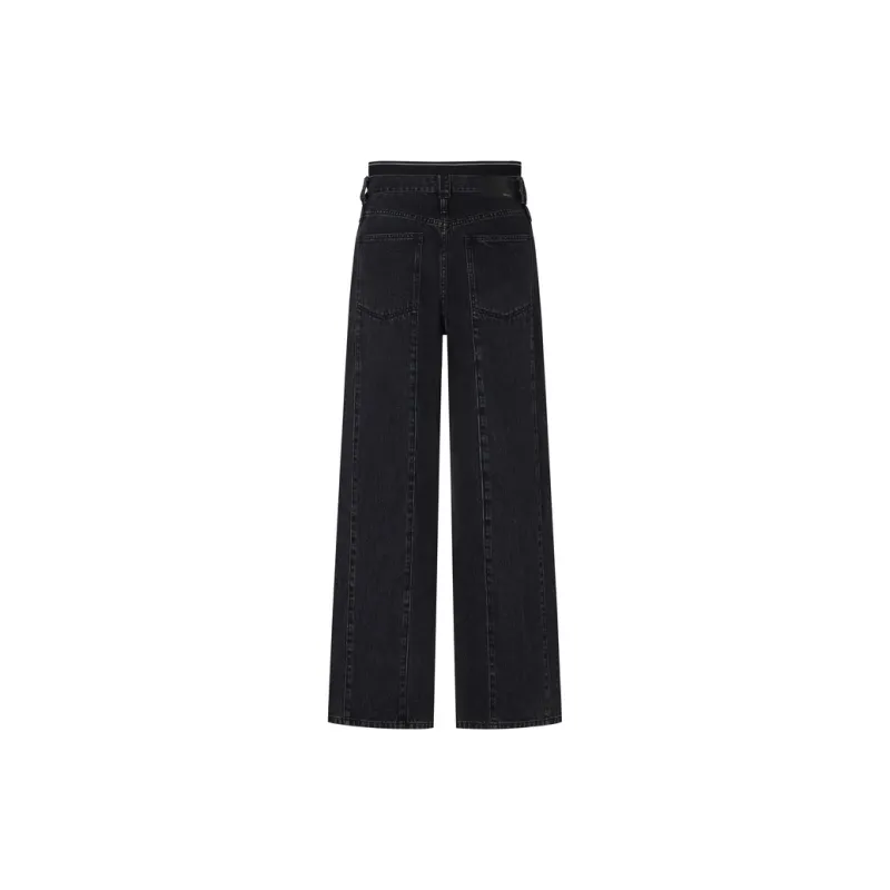 MO&CO Jeans Women's Denim Black-1