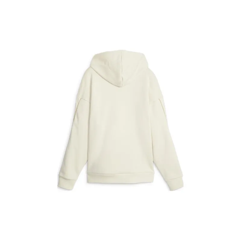 PUMA Essentials+ Essentials+ MINIMAL GOLD Hoodie Fleece Sweatshirt Women's White-1