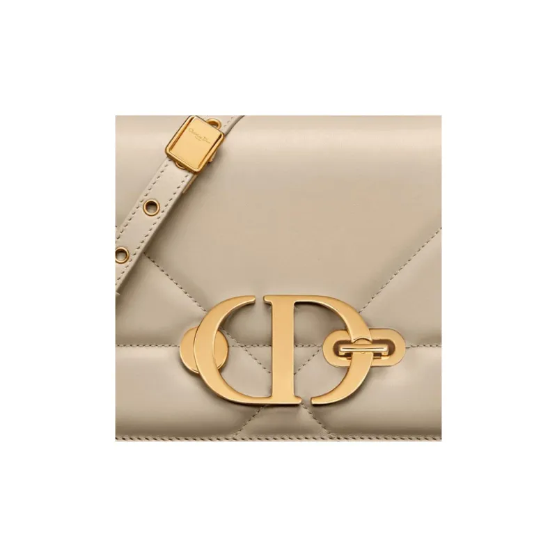 DIOR 30 Montaigne Sheepskin Portable One Shoulder Crossbody Clutches Women's Natural-5