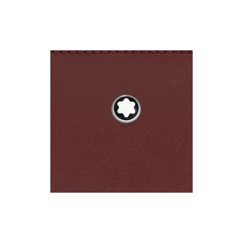 MONTBLANC Calfskin Clutch Unisex Burgundy Color-6