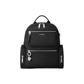 SAMSONITE Fabric With Microfiber Leather Laptop Backpack Small Size Women's Black