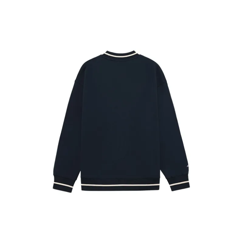 Mizuno Sweatshirt Unisex Navy Blue-1
