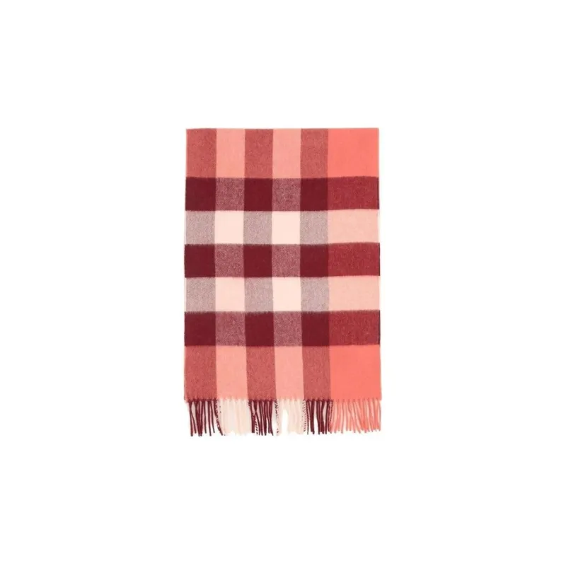 Burberry Knit Scarves Unisex Brown Ochre Stone Color-0