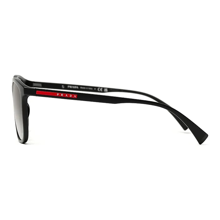 PRADA Plate Frame Square Ink Lenses Unisex Black-3