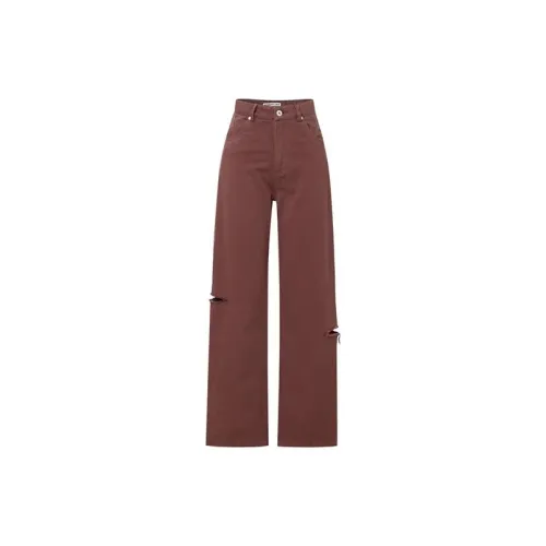 DISIMAN.LING Jeans Women's Coffee