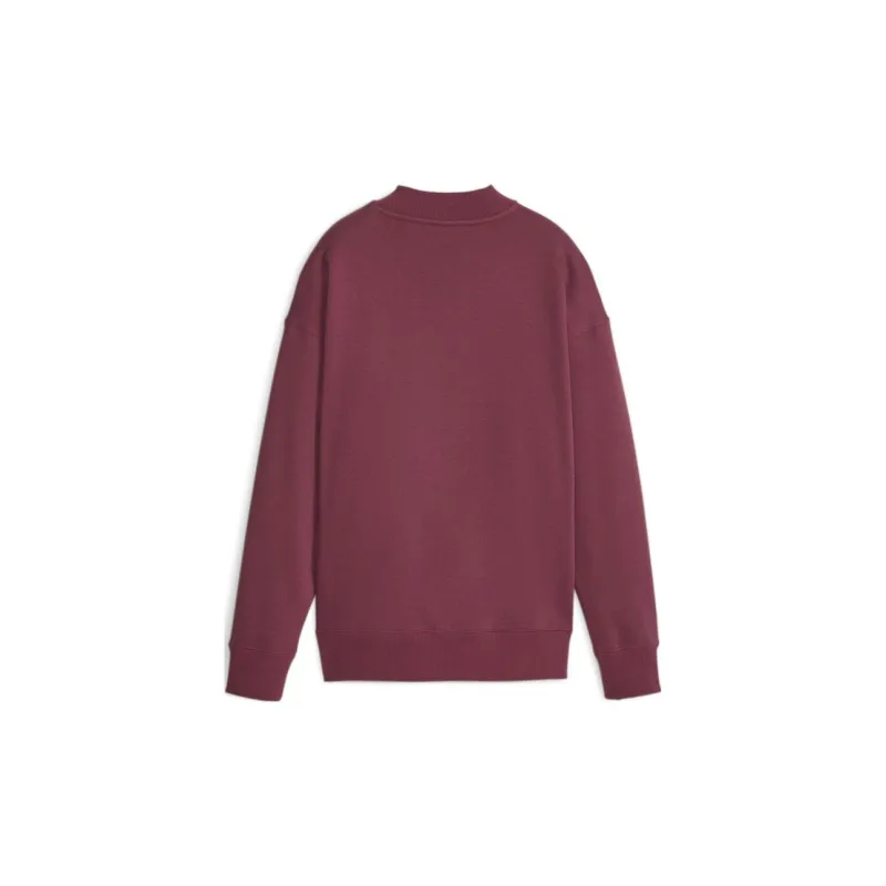 PUMA TEAM Crew TEAM Crew Fleece Sweatshirt Women's Red-1